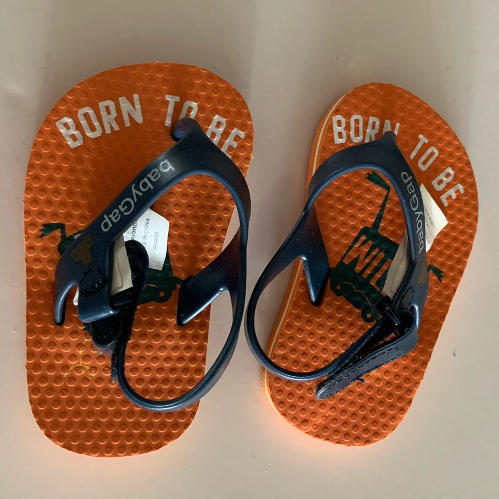🆕🐞4/$25 Gap Baby Sandals Navy Blue 3-6 months